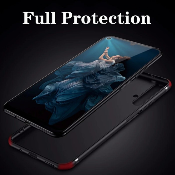 P/B- SOFT CASE CASING HUAWEI NOVA 5T DAN HUAWEI HONOR 20 PREMIUM MATTE CASE SOFT BLACK