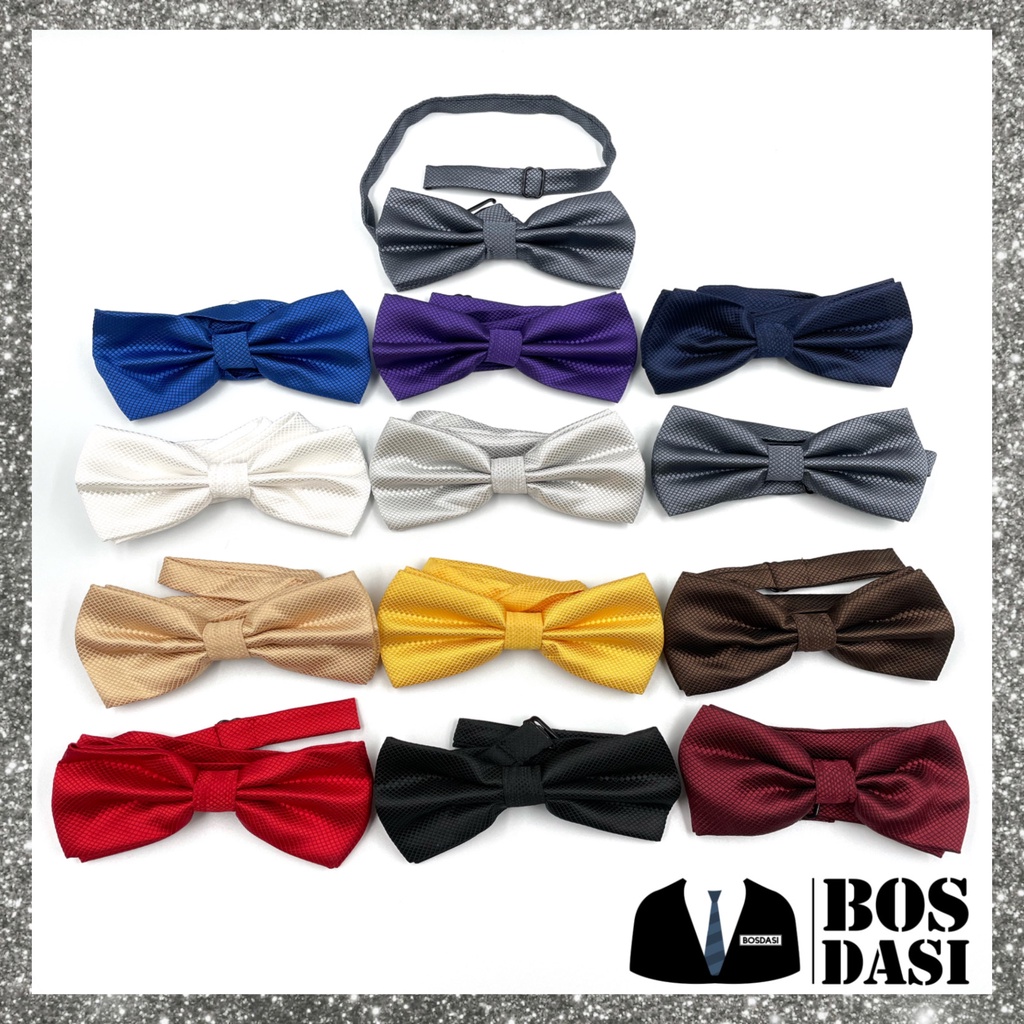 DASI KUPU KUPU DEWASA MOTIF BINTIK PREMIUM QUALITY / BOW TIE PREMIUM