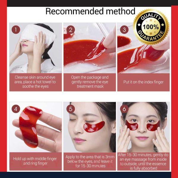 Murah LANBENA Masker Mata Collagen 24K Gold Eye Mask 5 PCS Elegan