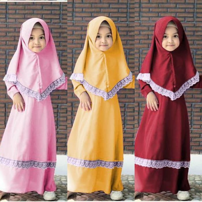 SYAR'I ANAK MEILE / BAJU NGAJI ANAK PEREMPUAN / BAJU MUSLIM ANAK KECIL