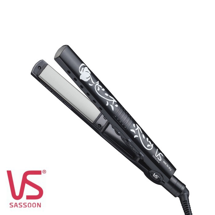 VIDAL SASSOON Wet/dry CATOKAN RAMBUT LURUS CERAMIC VS27BP - VS 27BP