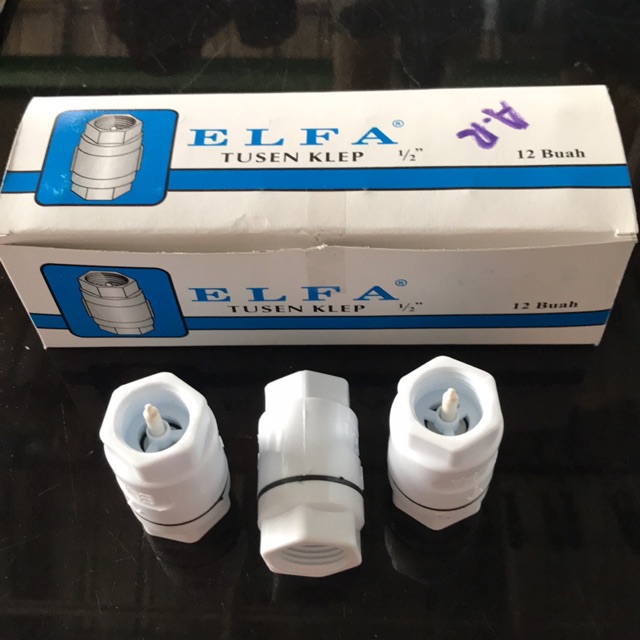 Tusen klep plastik 1/2”