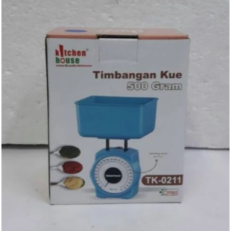 CYPRUS TIMBANGAN KUE 500 GRAM TK 0211 MANUAL SCALE KITCHEN HOUSE