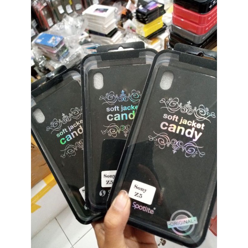 soft case tpu premium candy spotlite for sony z5