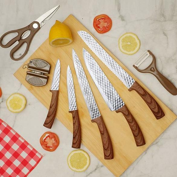 

Il-163 Professional Knife Set Perlengkapan Pisau Dapur 1 Set Isi 8Pcs 9Nwxdxu83W