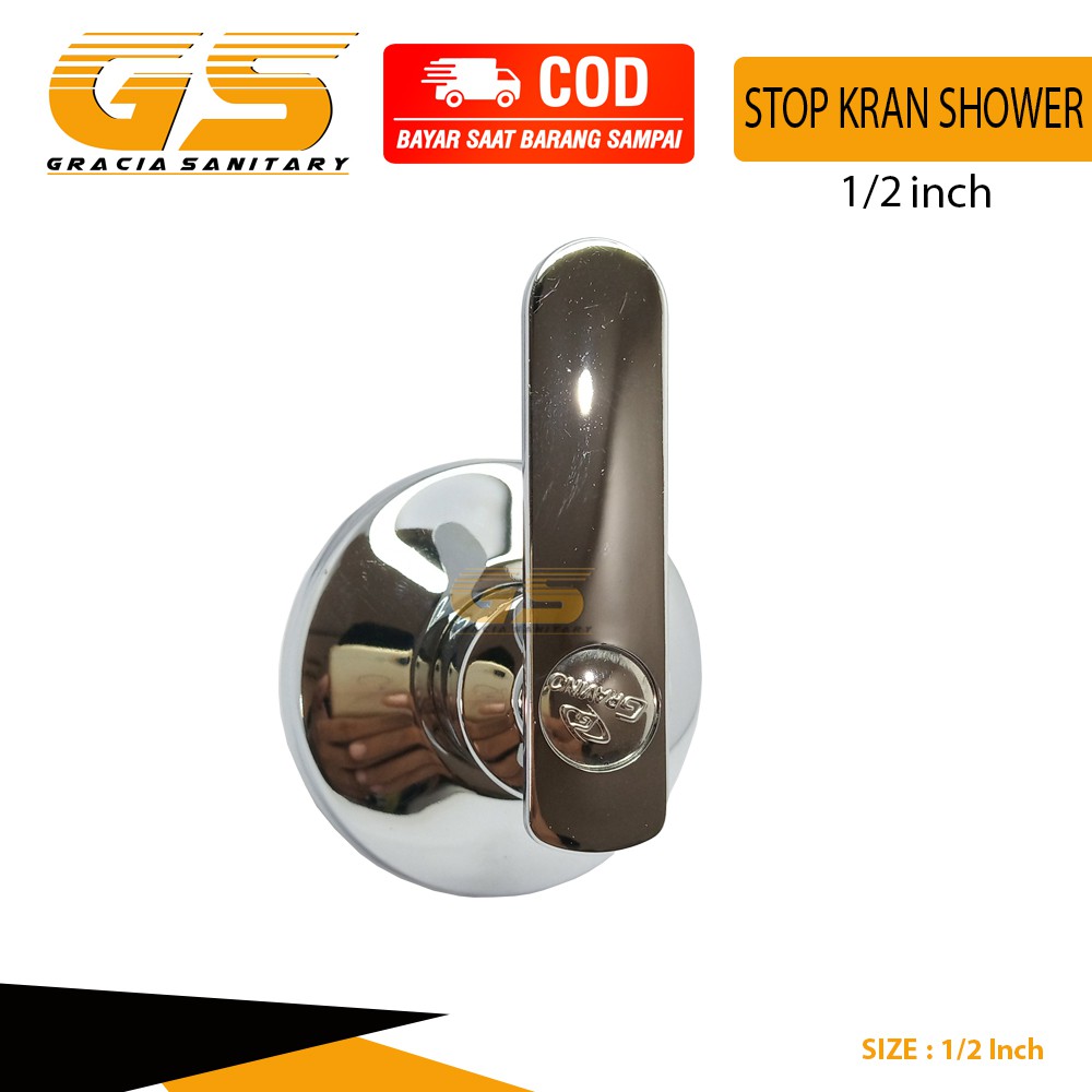 Stop kran shower tanam kran dinding kran 1/2 inch keran air 1098