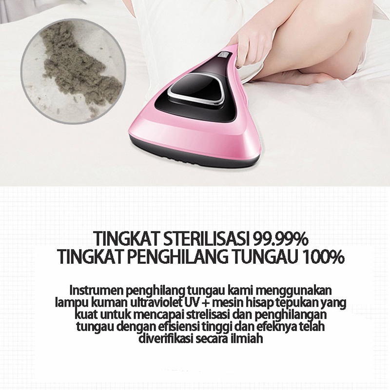 Penyedot debu Handheld Vacuum Cleanner Anti Dust Mites Bed Mites UV Light