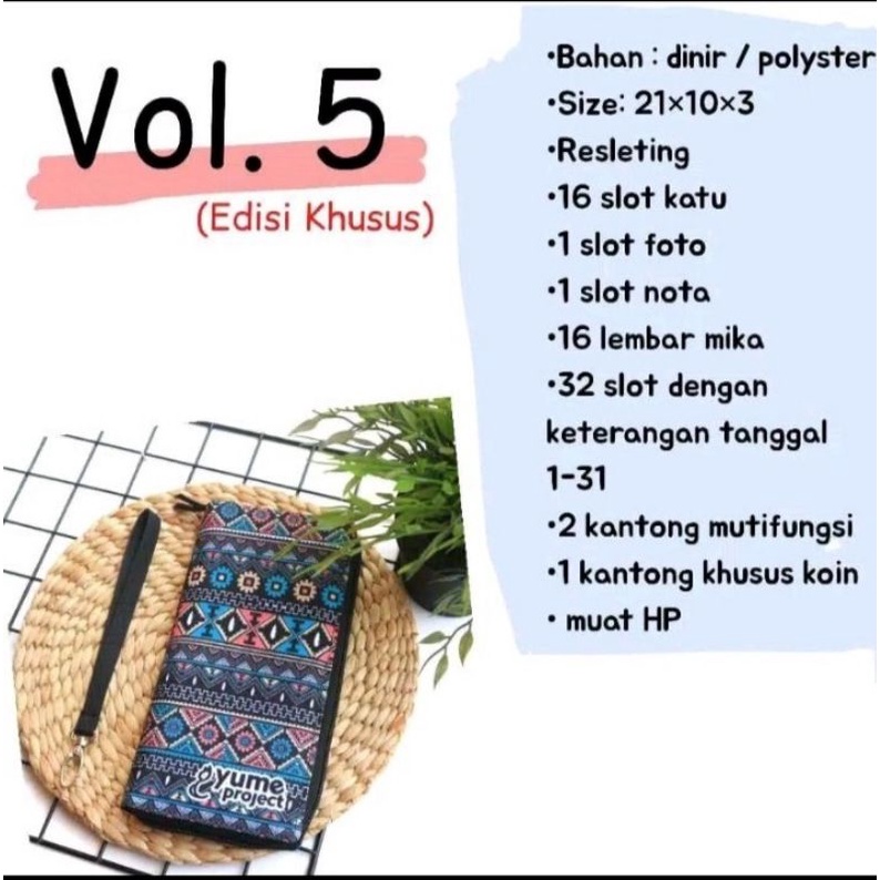 Ready Wallet Organizer dompet wanita panjang disiplin pengeluaran keuangan hemat multifungsi fashion cewe cewek muat hp