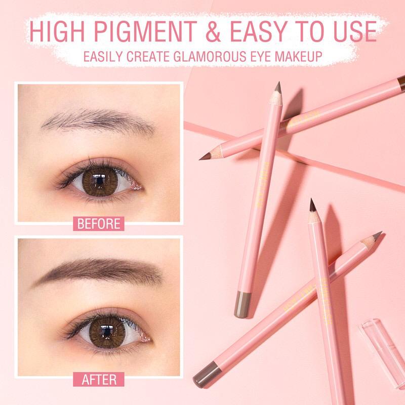 ☘️ CHAROZA ☘️ PINKFLASH Waterproof Easy Eyebrow Pencil E02