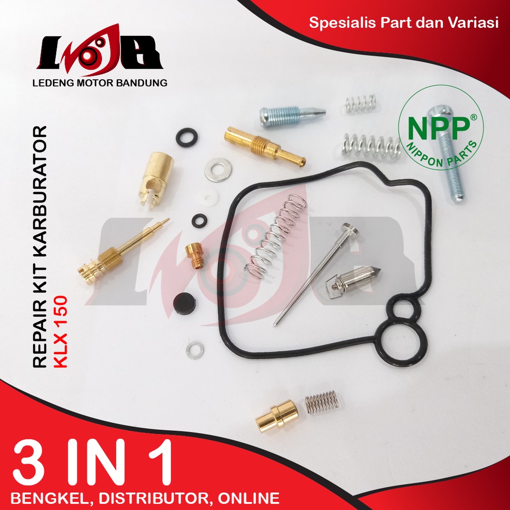 NPP RepairKit Karburator KLX 150 Series Parkit Carbu Carburator set Daleman Karbu