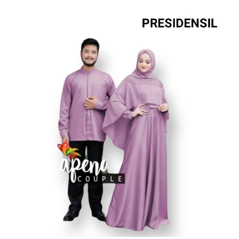 Set Baju Couple Keluarga  Baju Pesta Terlaris Fashion Muslim Kekinian 2 PCS Keluarga Harmunis