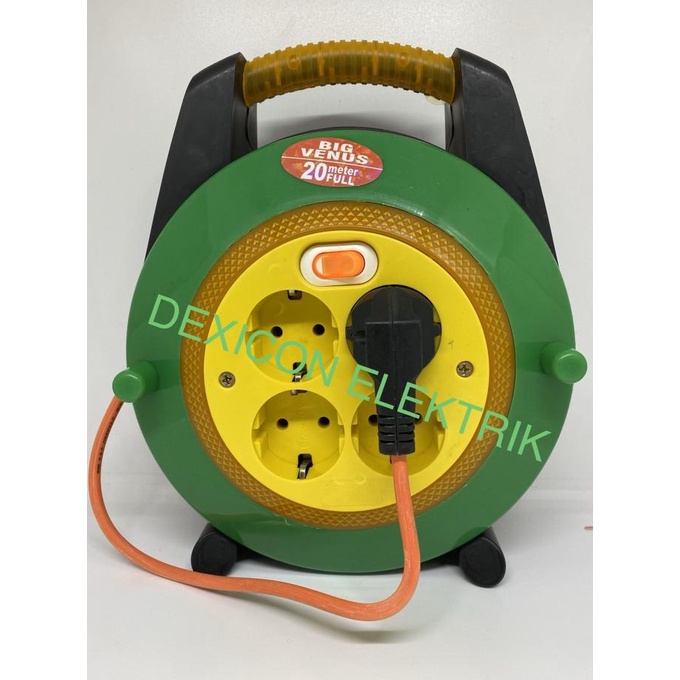Kabel Roll/ Kabel Gulungan/Roll Kabel/Kabel Box/Colokan Listrik Murah - Kabel 20 Meter
