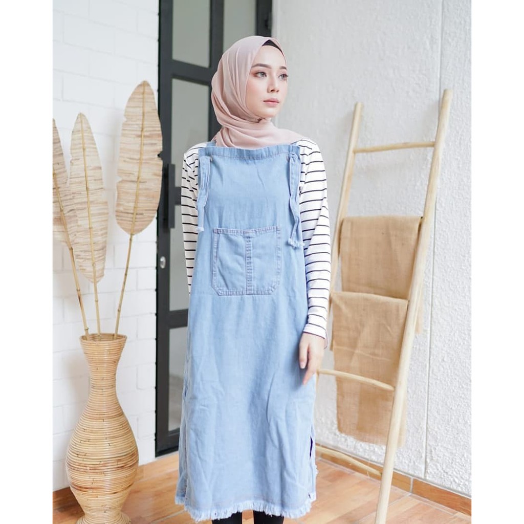 overall hijab casual