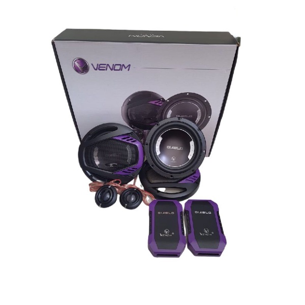 New Speaker split venom Diablo vx6d speaker 2 way venom Diablo Vx 6d