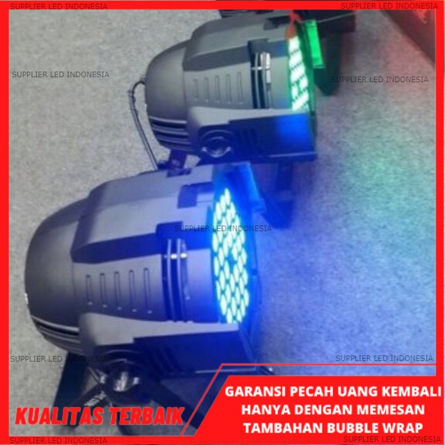 lampu par led panggung disco par 54 x 3watt full colour