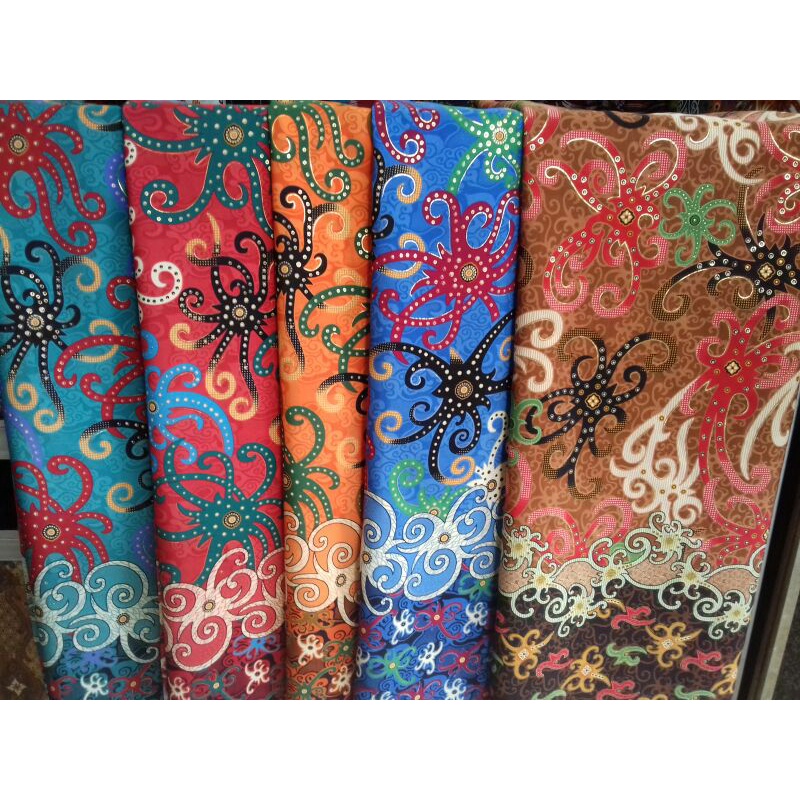 batik motif kaltim prada