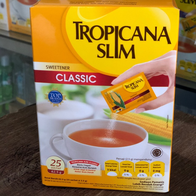 

TROPICANA SLIM CLASSIC 25 Sachet