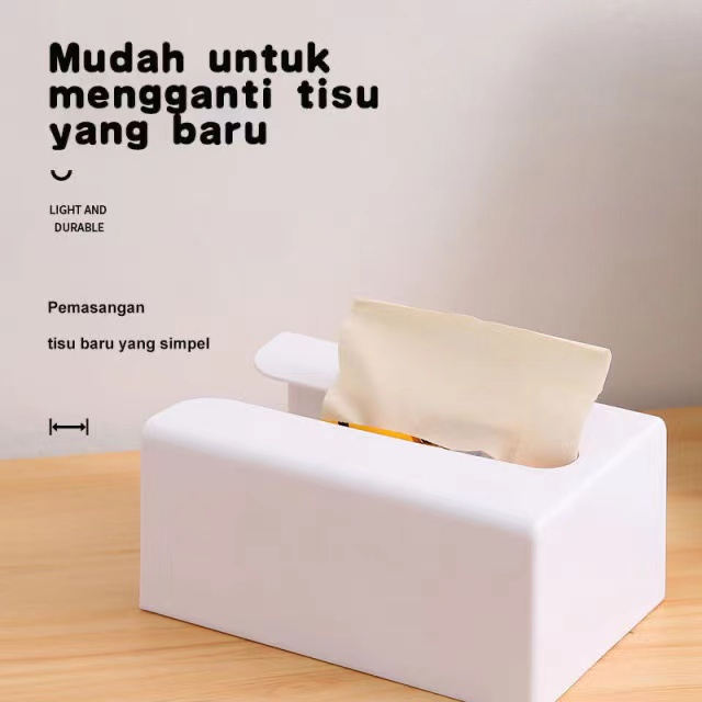 Kotak Tisu Tempel / Tempat Tisu Tempel Dinding Multifungsi Untuk Dapur &amp; Toilet