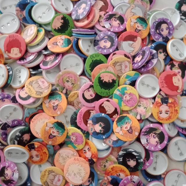 Pin Button Custom / Souvenir Pin Peniti 44mm/58mm-1