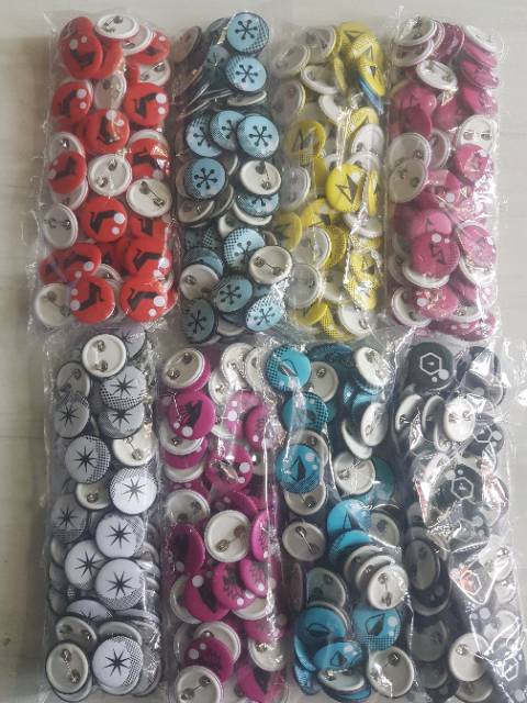 exo power member pin 25mm the war bross pin button set