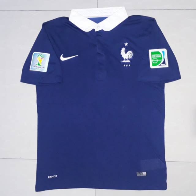 JERSEY PERANCIS HOME 14/15 FULLPATCH WORLD CUP 2014