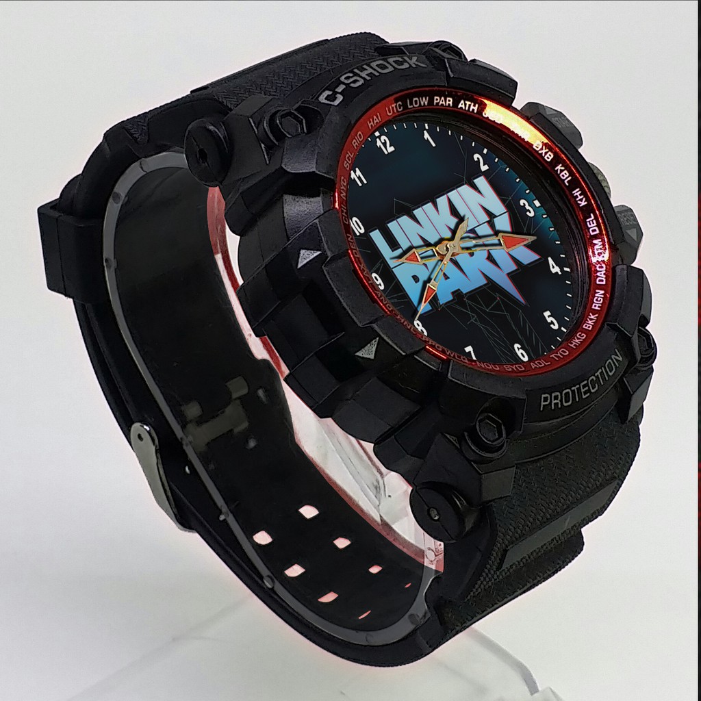 (ISTIMEWA BOSSQUE) JAM TANGAN LINKIN PARK LIST MERAH - EXCLUSIVE 3