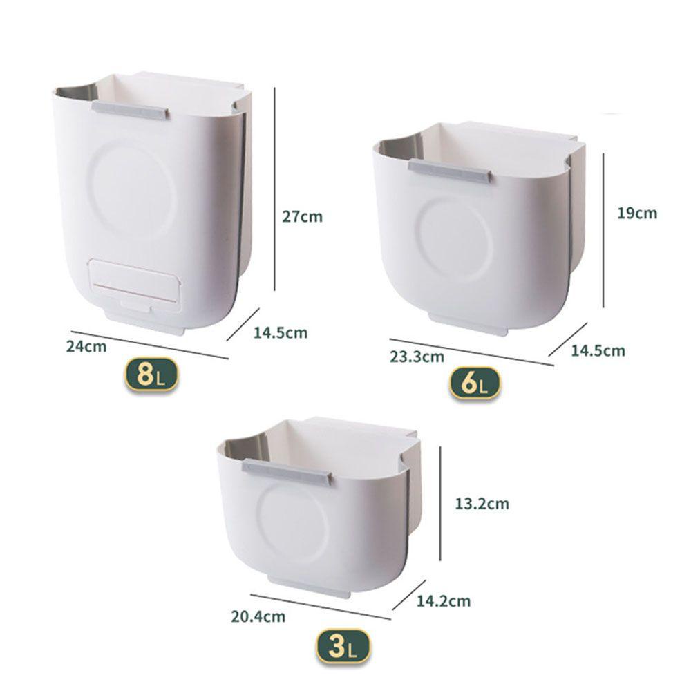 Solighter Tempat Sampah Alat Pembersih Ampas Storage Box Wall Mounted Waste Bin