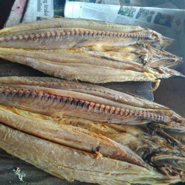 Ikan asin tenggiri /ikan asin telang tenggiri Banjarmasin