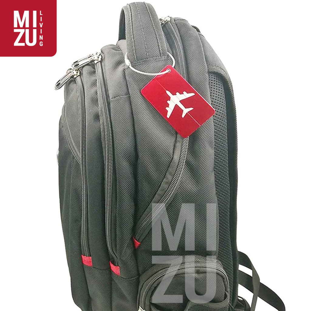 AVION Aluminium Luggage Baggage Tag Gantungan Name Tag ID Koper Bagasi Tas Bag-2