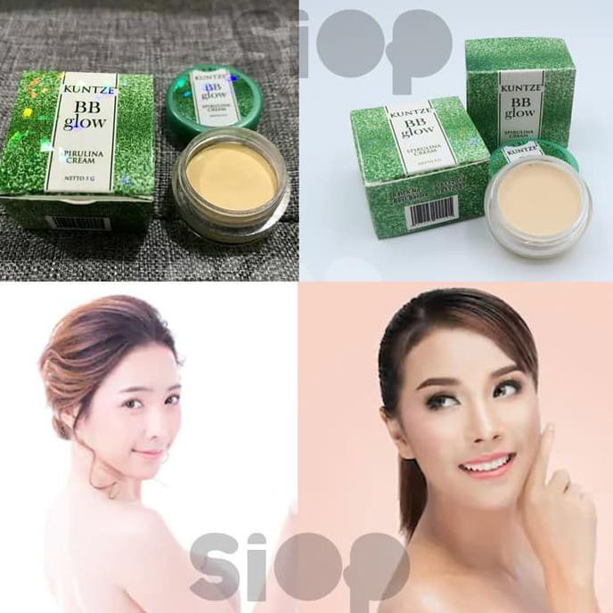 BEST SELLER. KUNTZE BB GLOW SPIRULINA CREAM ORIGINAL BPOM - BB SPIRULINA