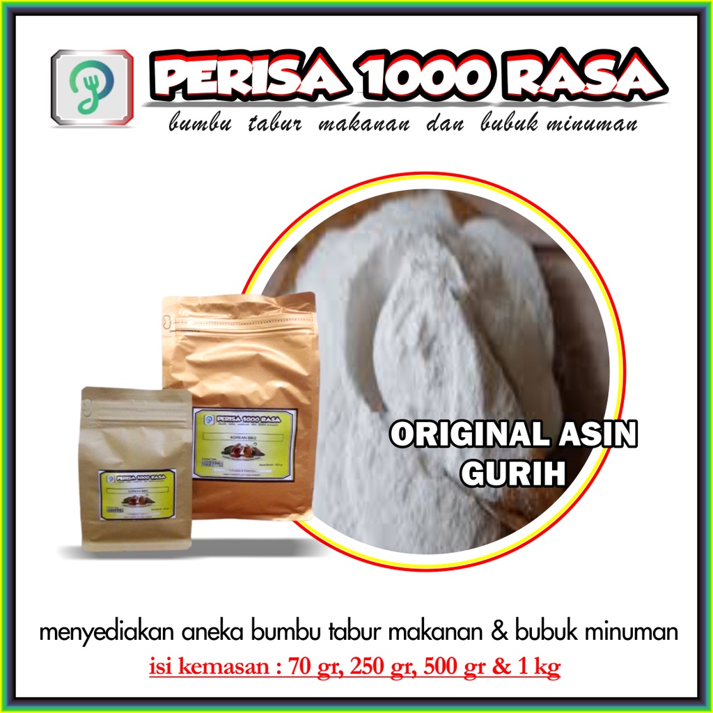 Bumbu Tabur Rasa Rasa Original Asin Gurih 1kg Taburan Kentang Keripik Ayam Jamur Krispi Halal Shopee Indonesia