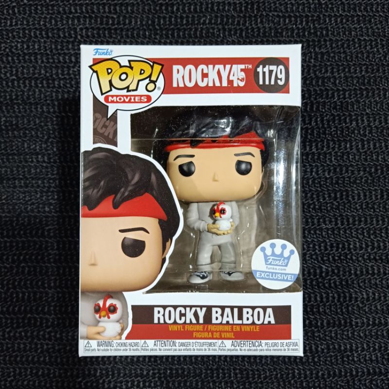 Funko Pop ROCKY 45TH : ROCKY BALBO With Chicken #1179 (Funko Shop Exclusive)