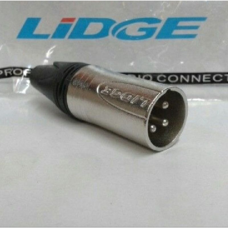 Jack Canonn/XLR Male Lidge 3pin