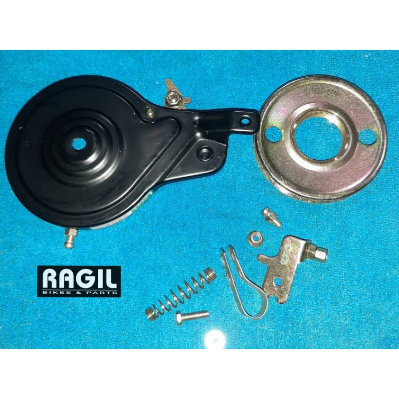 REM TROMOL HITAM PACIFIC 90 mm SEPEDA MINI LIPAT FEDERAL MTB 90mm TEROMOL