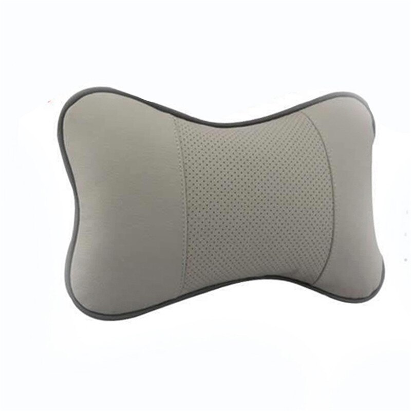 Bantal Kulit Car Headrest Pillow Car Seat Pillow Penyangga Kepala Leher Bantal Tidur Travel Untuk Anak Dewasa