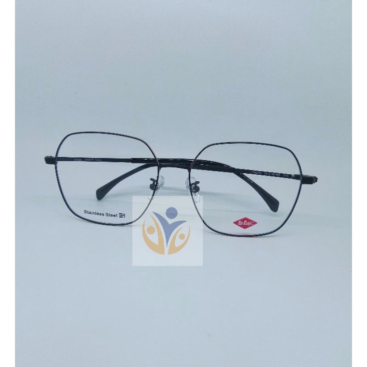original lee cooper kacamata ori stinless steel gratis lensa anti radiasi uv