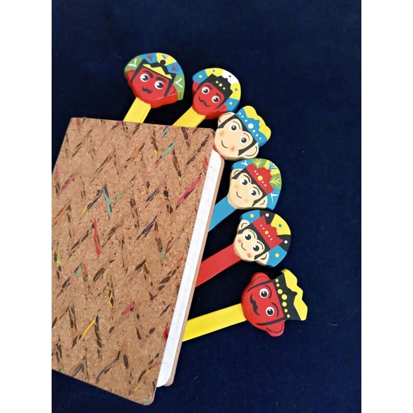 

Pembatas Buku/Kertas Ondel-ondel lucu