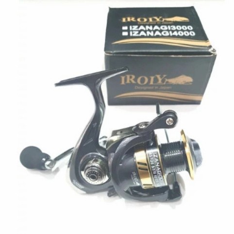 Reel Pancing Kuat 12+1 Bearing Iroly Izanagi 3000 Power Handle Cv