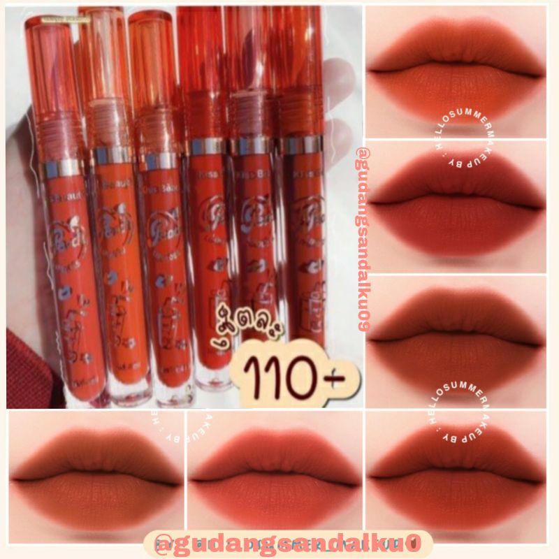 LIPSTIK 𝗩𝗘𝗟𝗩𝗘𝗧 𝗠𝗔𝗧𝗧𝗘 // 𝗠𝗔𝗧𝗧𝗘 𝗟𝗜𝗣𝗚𝗟𝗢𝗦𝗦 - LIPMATTE VELVET PEACH COLOUR