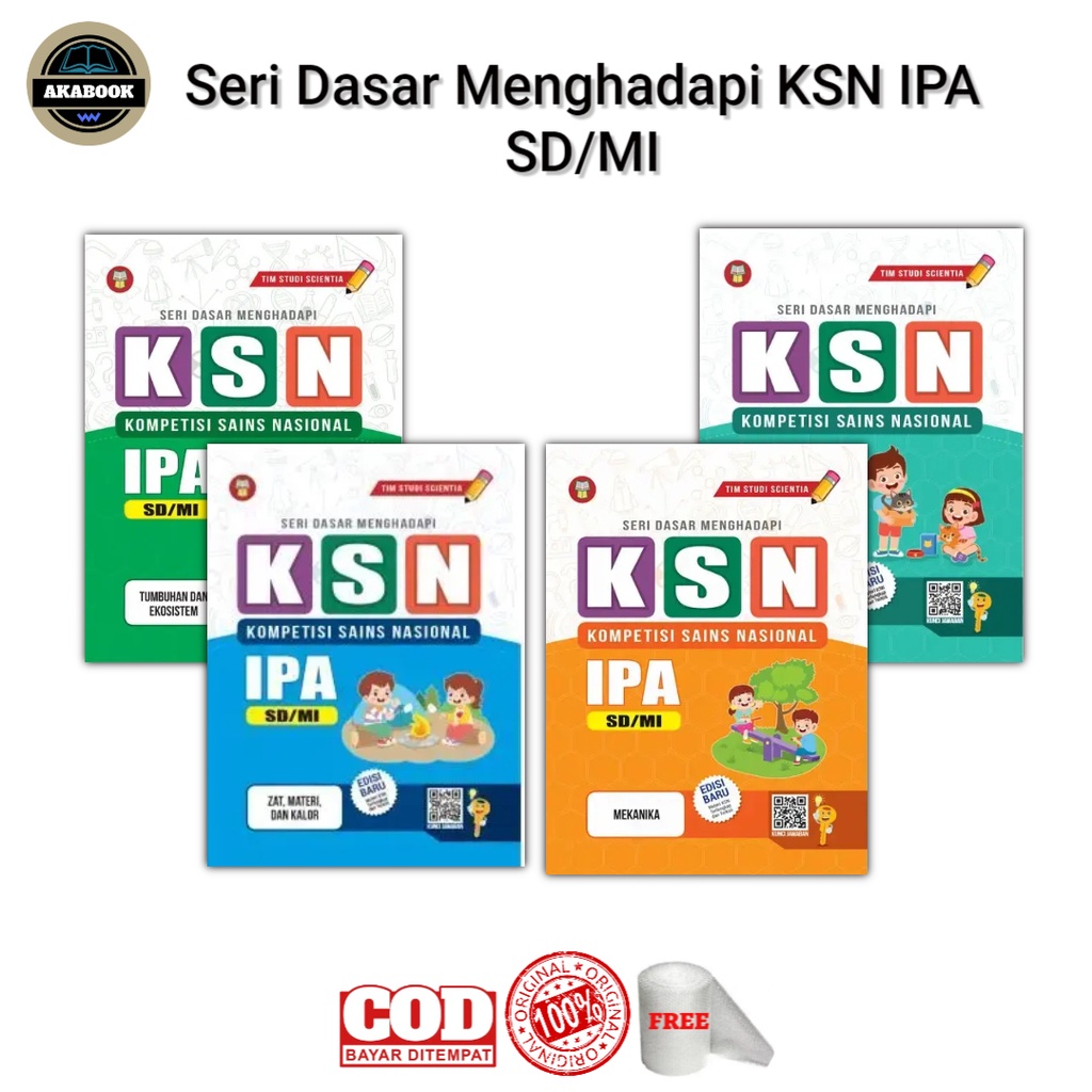 Seri Dasar Menguasai KSN IPA SD/MI Buku KSN IPA SD