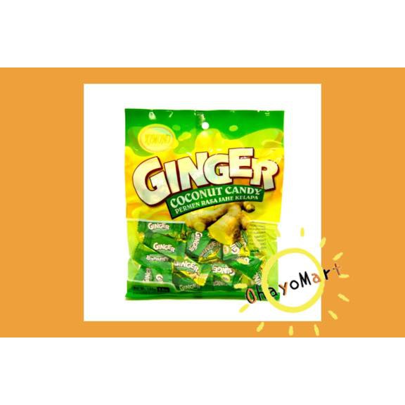 Permen Kimono Ginger coconut / Permen Jahe kelapa 160g