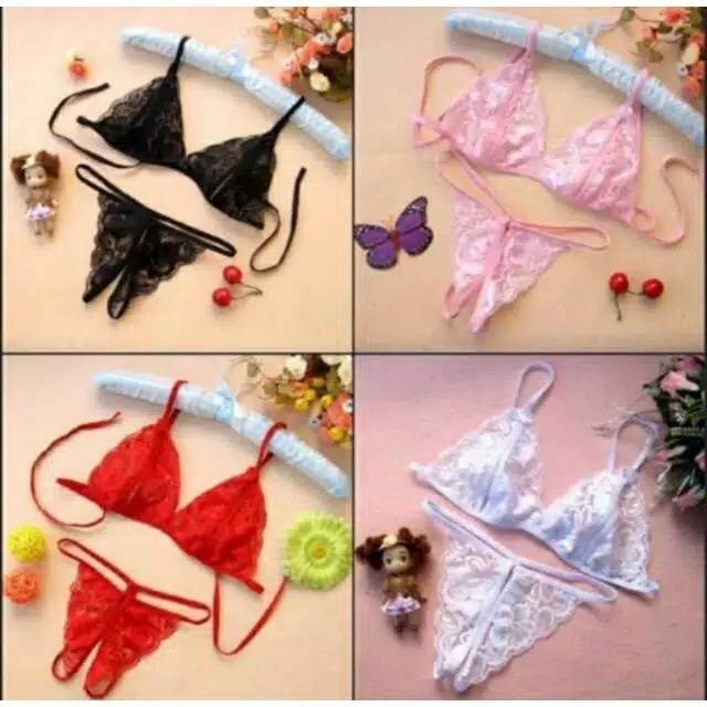 Sexy lingerie bra set underwear G string