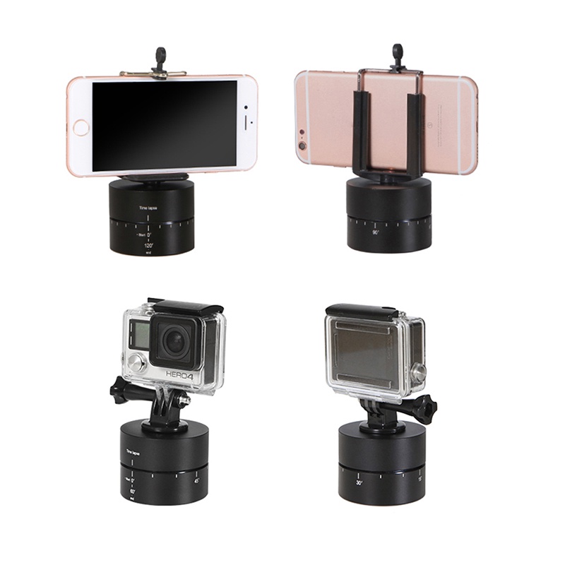 {LUCKID}360 Degrees Panning Rotating Time Lapse Stabilizer for GoPro Camera Mobile Phone