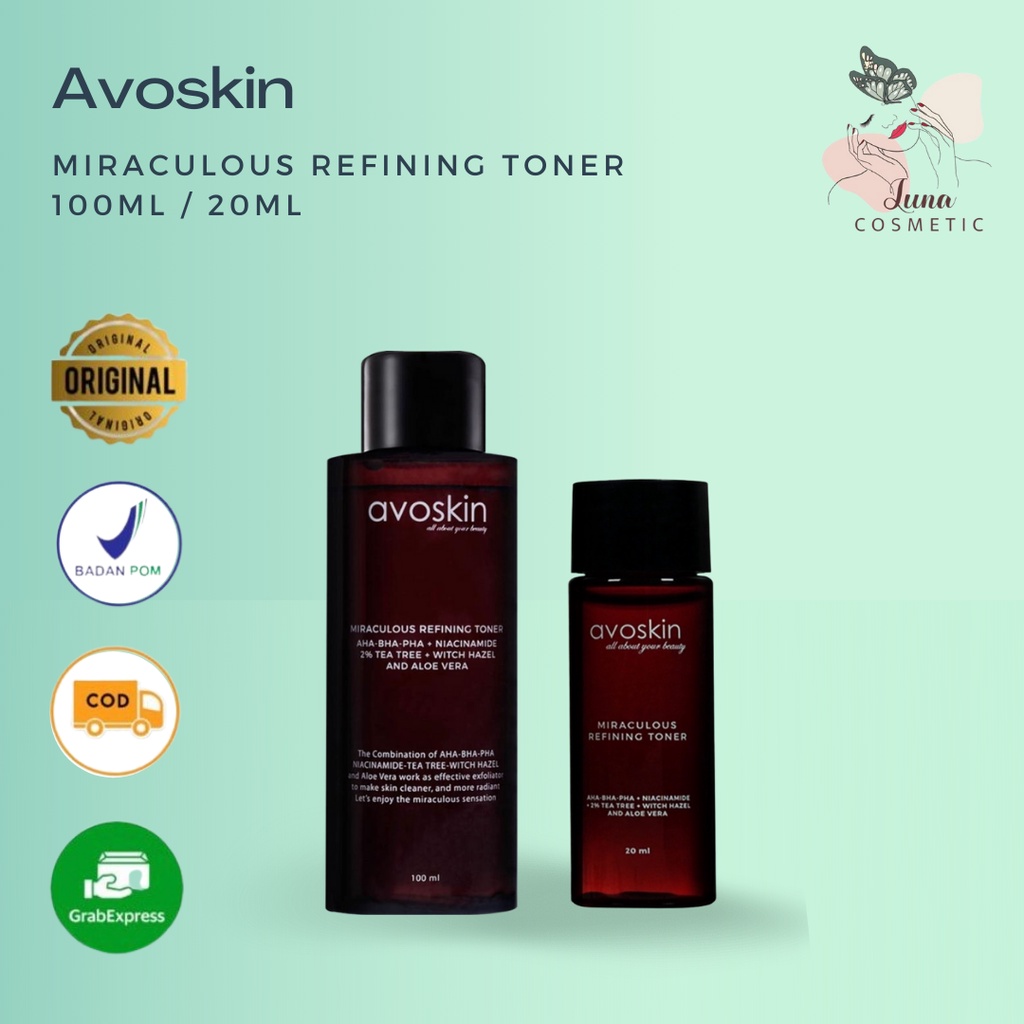 Avoskin Miraculous Refining Toner 100ml / Refining Toner 20ml