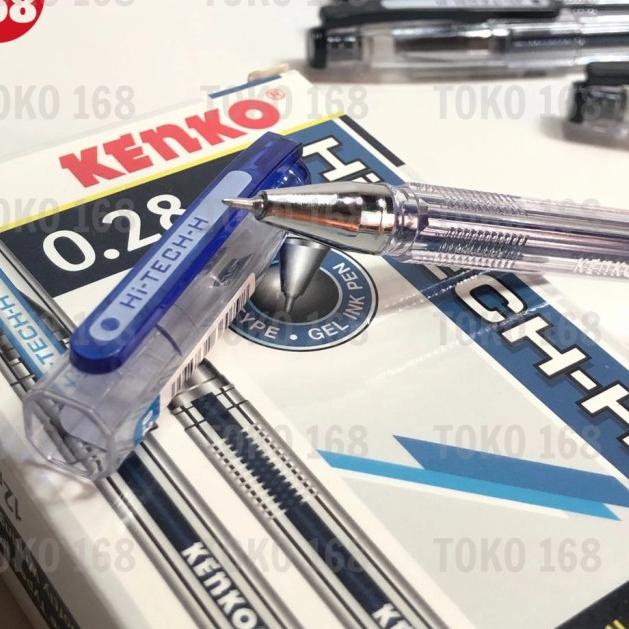 

▲ KENKO Pulpen / Pen Hi-Tech-H 0.28mm (LSN) - Biru ❊