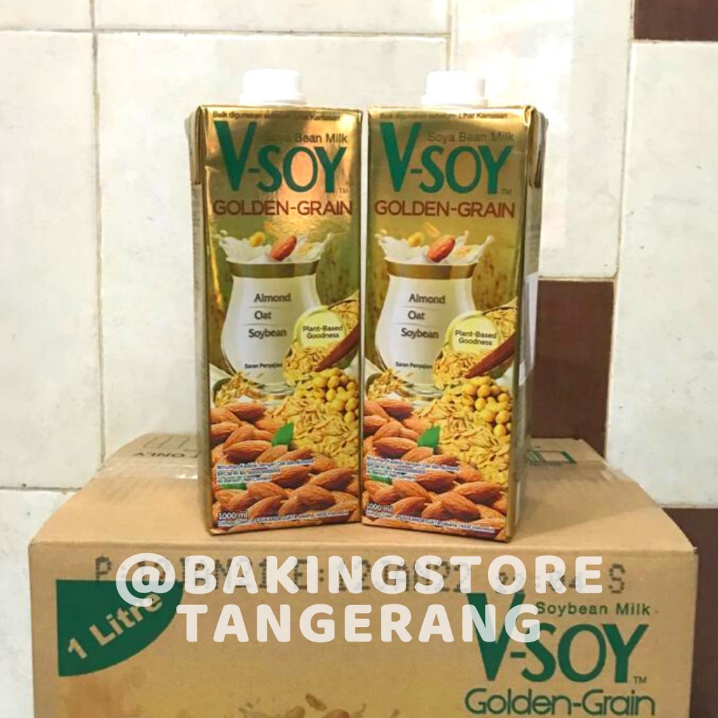 

Vsoy Golden Grain 1 Liter | Vsoy Susu Kedelai Golden Grain