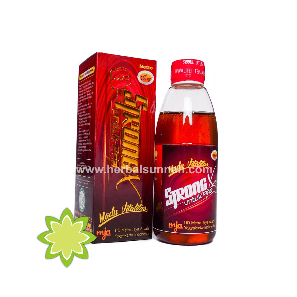 STRONG X MADU PRIA - Obat Vitamin Multivitamin Stamina Tubuh Pria Dewasa