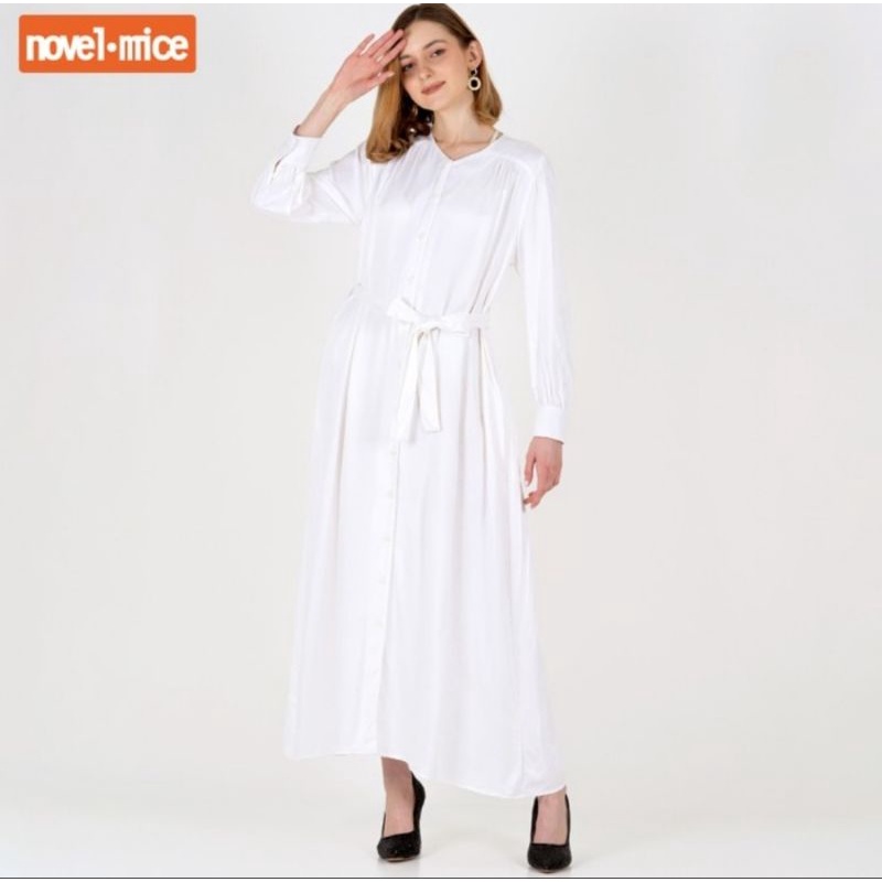 Gamis Rayon Broken White Le Rosetz