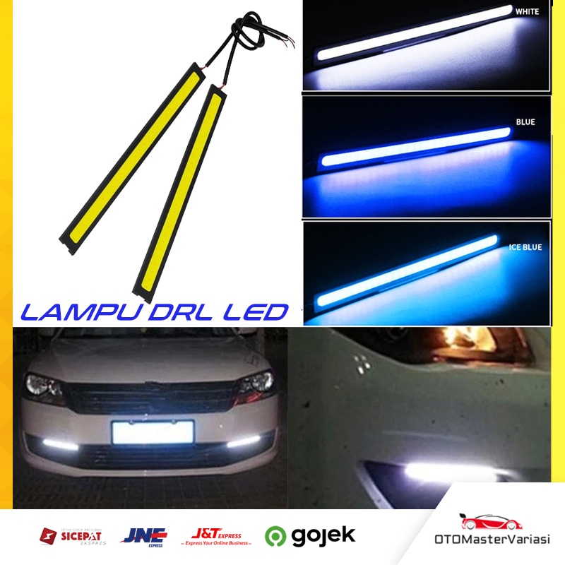 Lampu DRL LED Mobil COB Plasma 17 CM Satuan