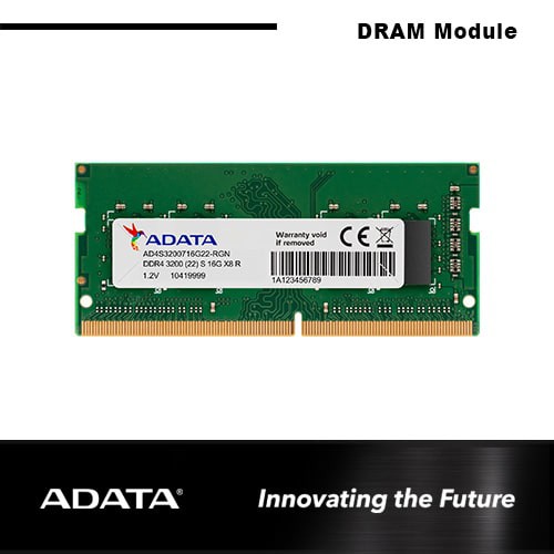 ADATA DDR4 3200 MHz 16GB (1X16GB) - RAM SODIMM Single Channel
